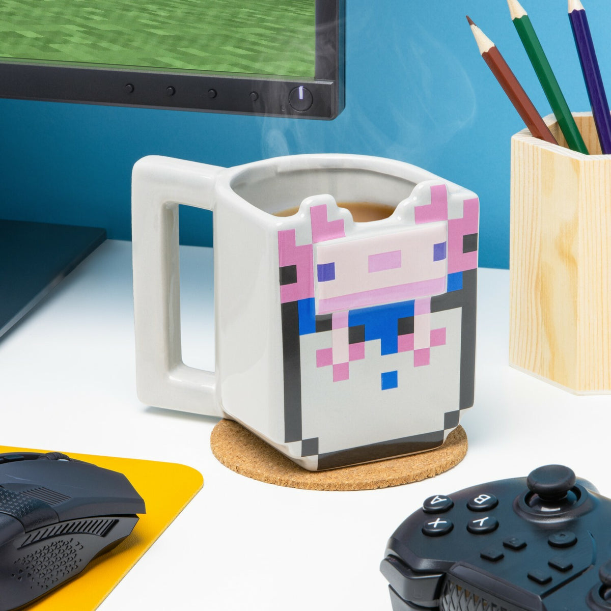 Minecraft: Axolotl Shaped Mug