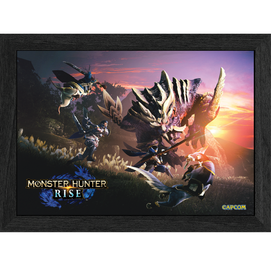 Pixel Frames Plax - Monster Hunter rise