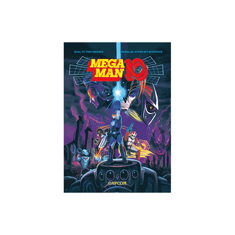Pixel Frames Plax - Mega Man 10