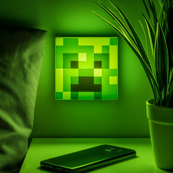 Minecraft nachtlampje