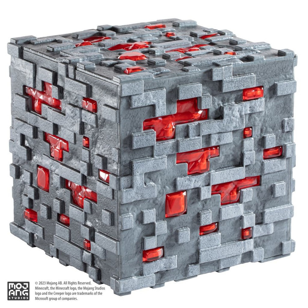 Minecraft: Illuminating Redstone Ore Cube