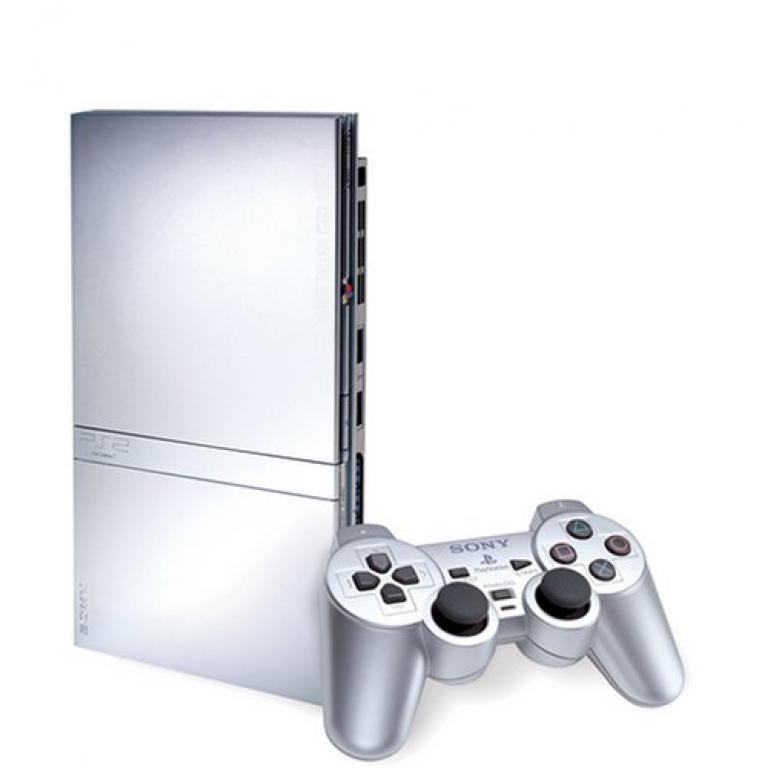 PS2 slimline console zilver Gamesellers.nl