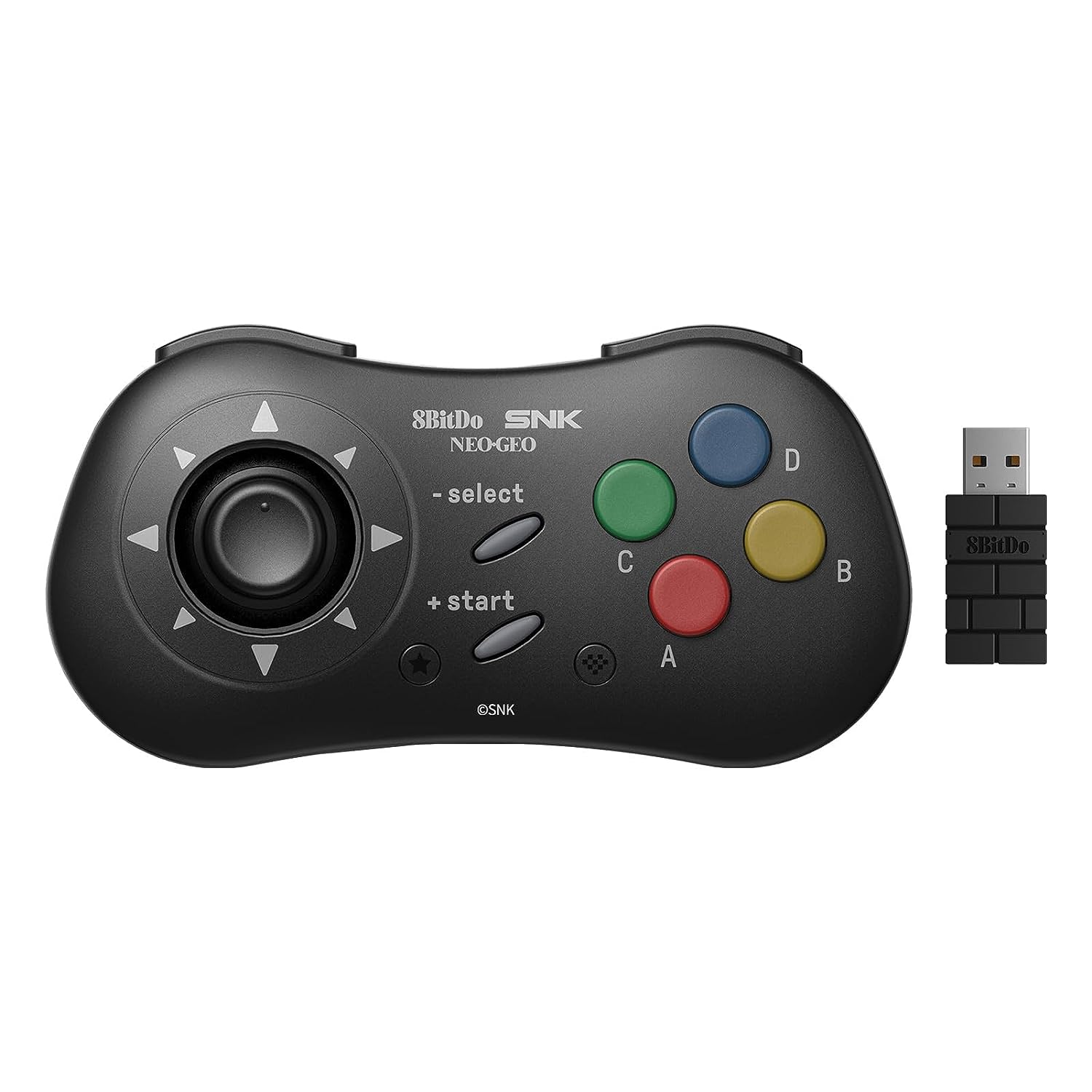 8BitDo NEOGEO Wireless controller - Official SNK license - zwart Gamesellers.nl