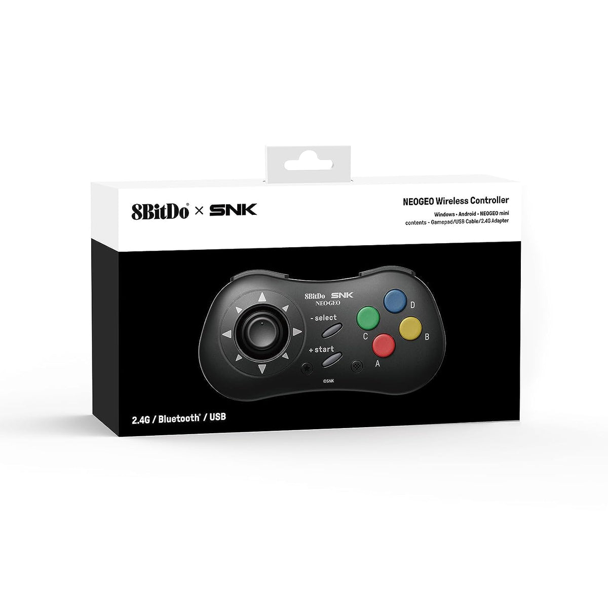 8BitDo NEOGEO Wireless controller - Official SNK license - zwart Gamesellers.nl