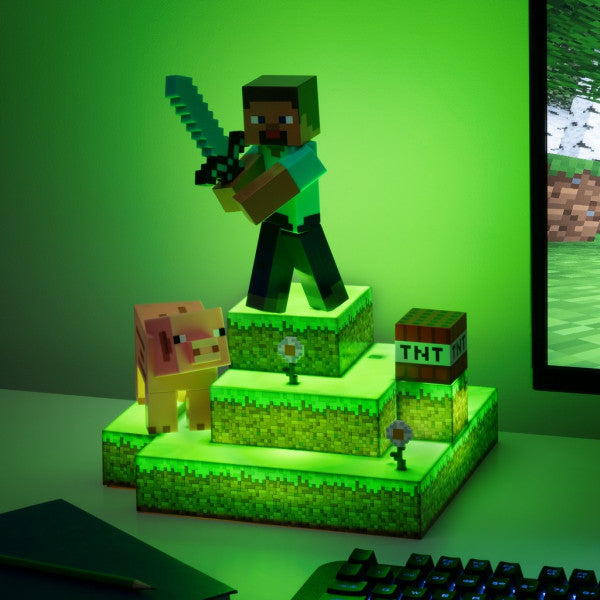 Minecraft Steve Diorama light Gamesellers.nl