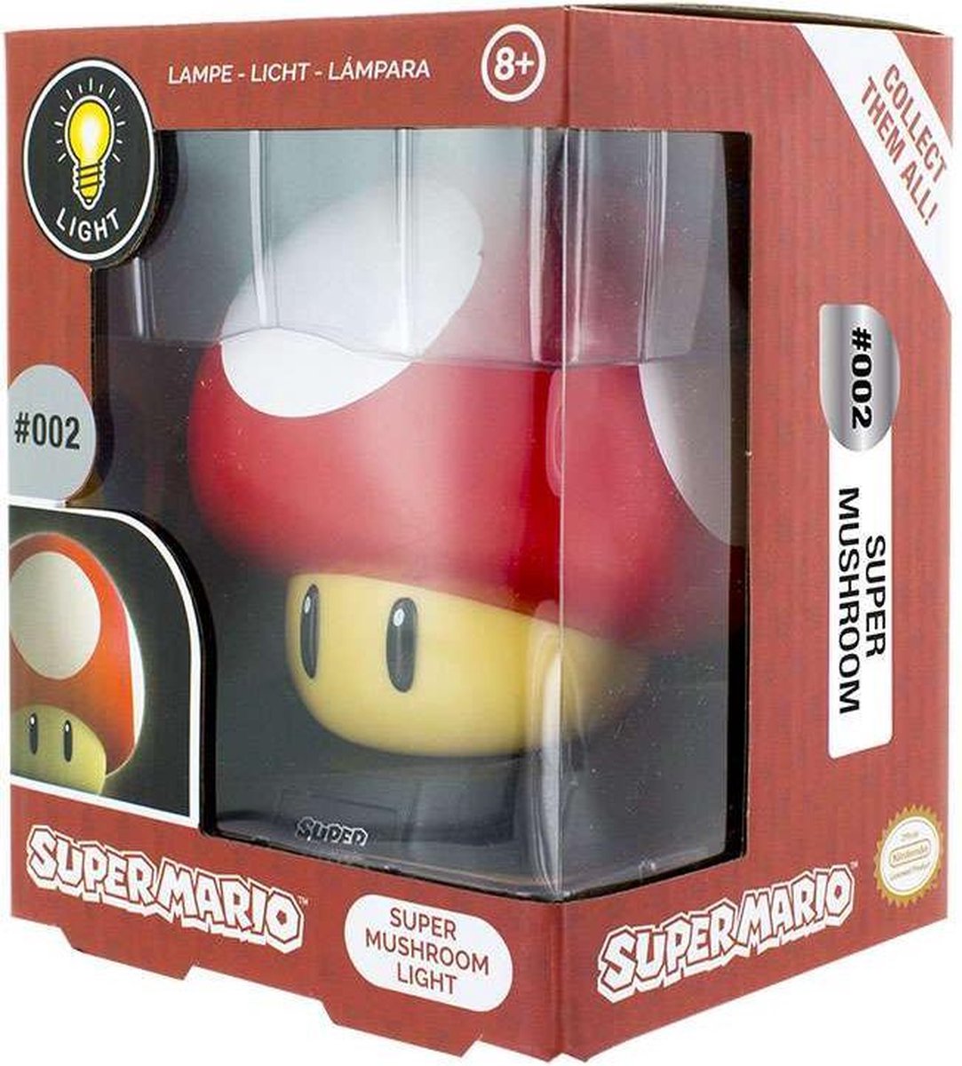Super Mario Super Mushroom Icon Light Gamesellers.nl