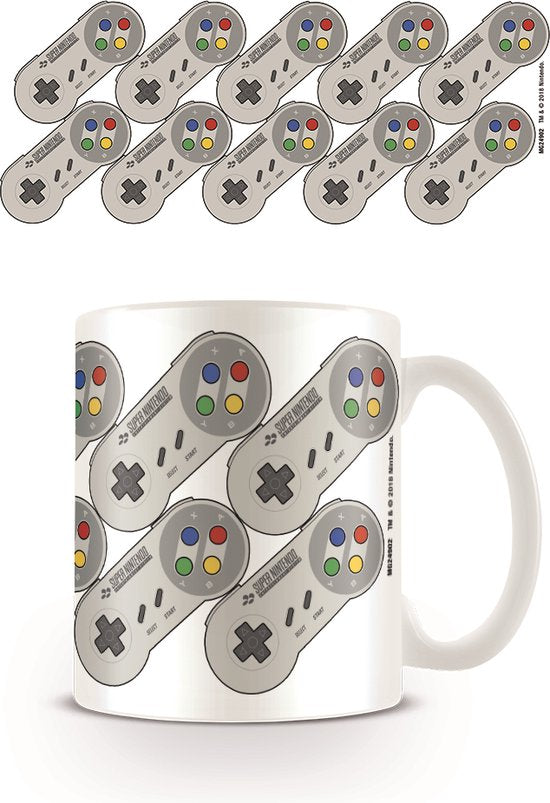 Snes controller pattern mug Gamesellers.nl