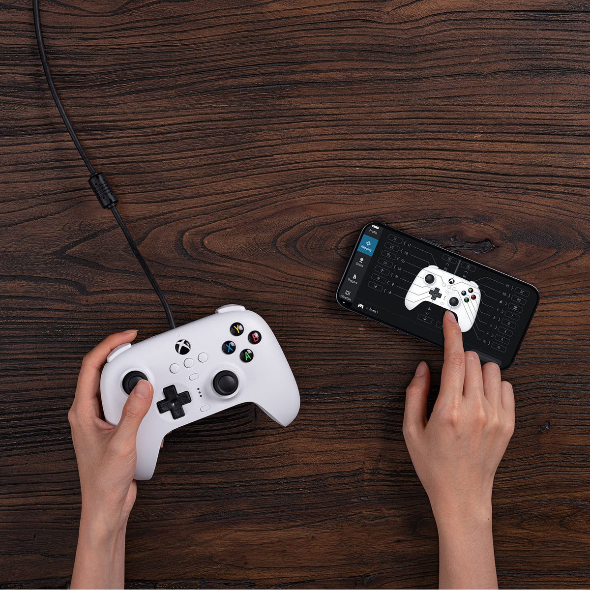 8BitDo Ultimate controller voor Xbox wired wit Gamesellers.nl