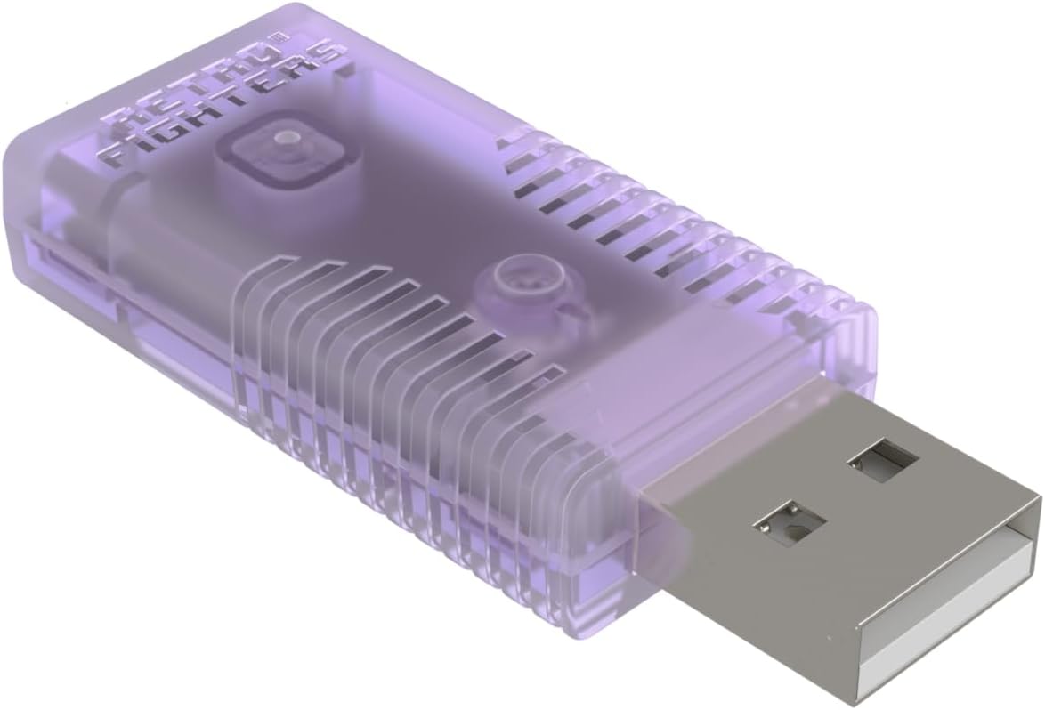 Retro Fighters Brawler64 Pro 2.4G wireless controller Atomic Purple