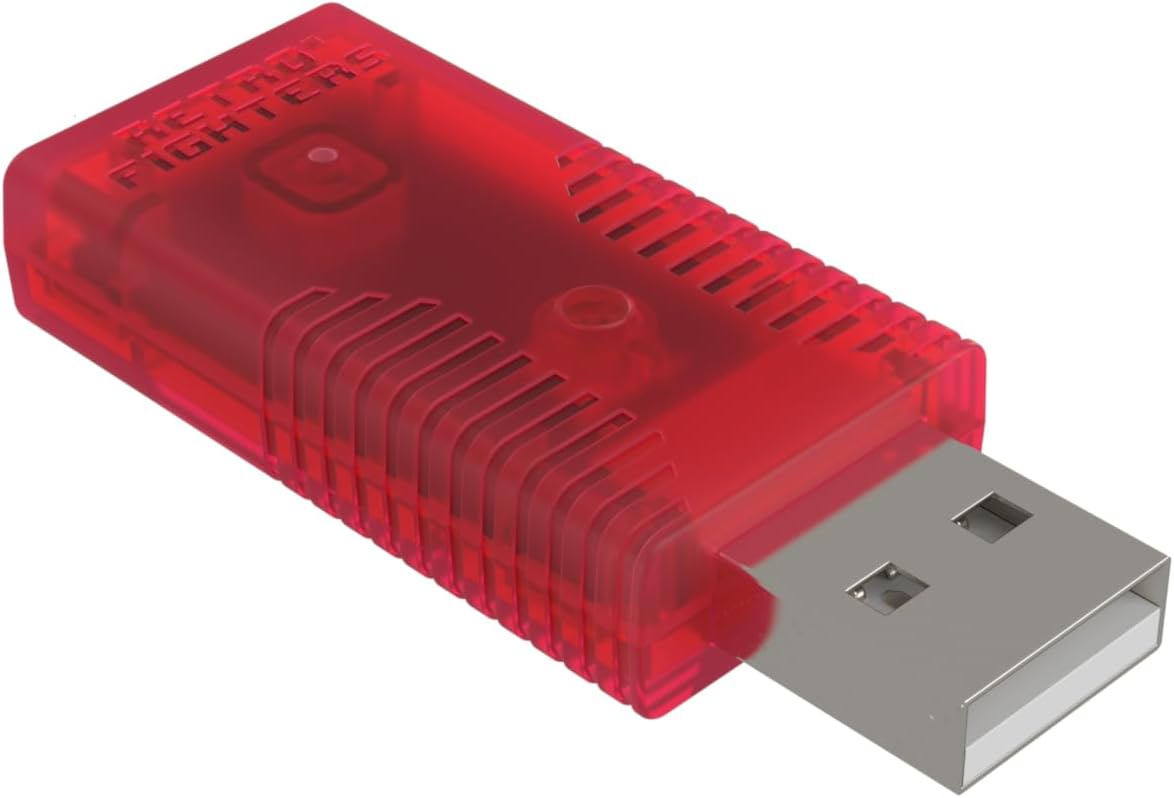 Retro Fighters Brawler64 Pro 2.4G wireless controller Watermelon Red