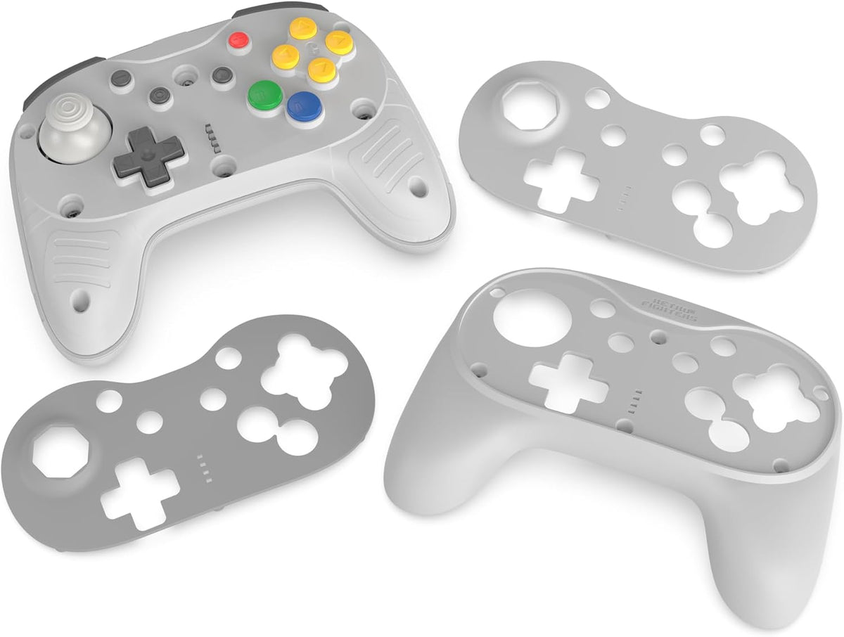 Retro Fighters Brawler64 Pro 2.4G wireless controller Classic Gray