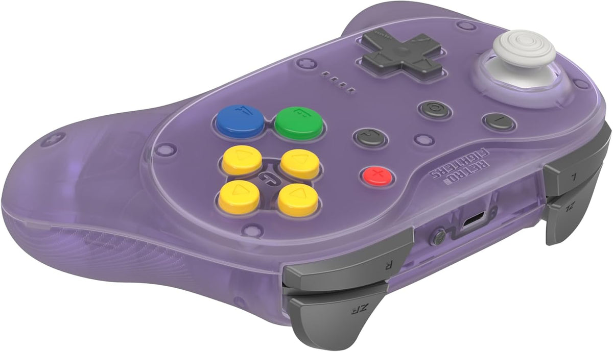 Retro Fighters Brawler64 Pro 2.4G wireless controller Atomic Purple