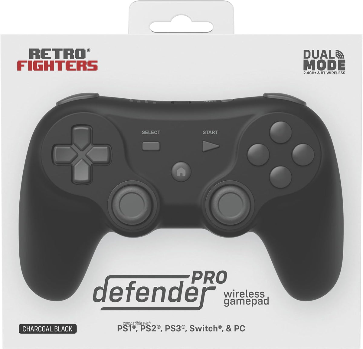 Retro Fighters Defender Pro Bluetooth Controller Black