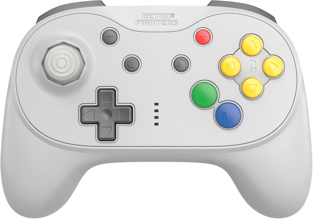 Retro Fighters Brawler64 Pro 2.4G wireless controller Classic Gray