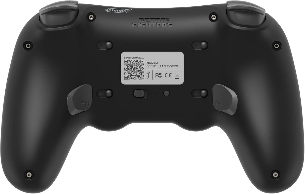 Retro Fighters Defender Pro Bluetooth Controller Black