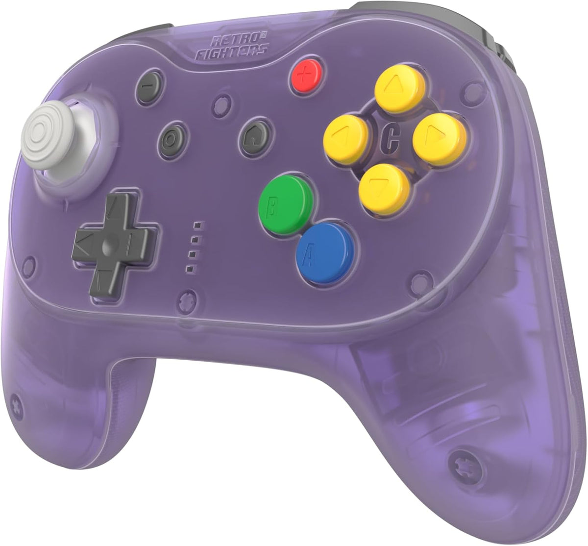 Retro Fighters Brawler64 Pro 2.4G wireless controller Atomic Purple