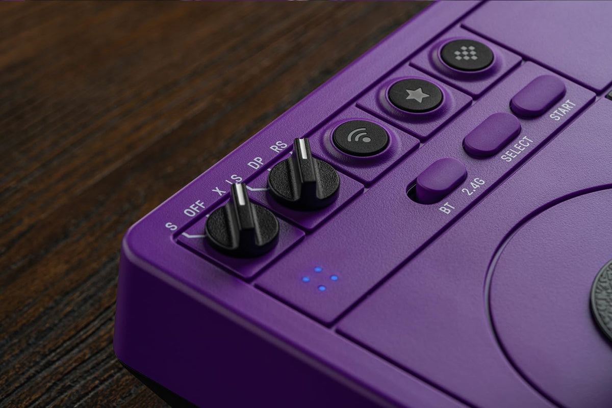 8BitDo Arcade Stick 2.4G geschikt voor PC & Nintendo Switch - Purple