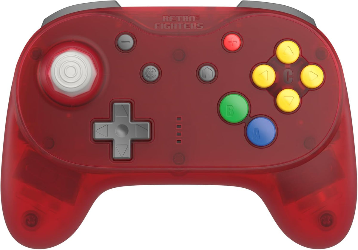 Retro Fighters Brawler64 Pro 2.4G wireless controller Watermelon Red