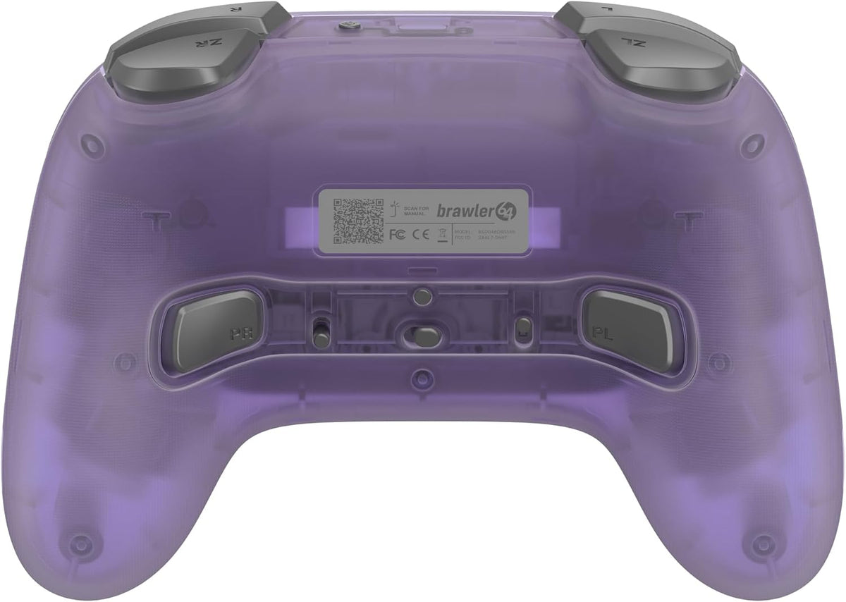 Retro Fighters Brawler64 Pro 2.4G wireless controller Atomic Purple