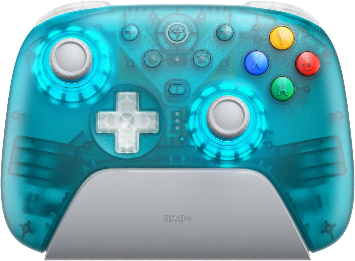 8BitDo Ultimate 2 draadloze controller voor PC en Android - Clear Blue