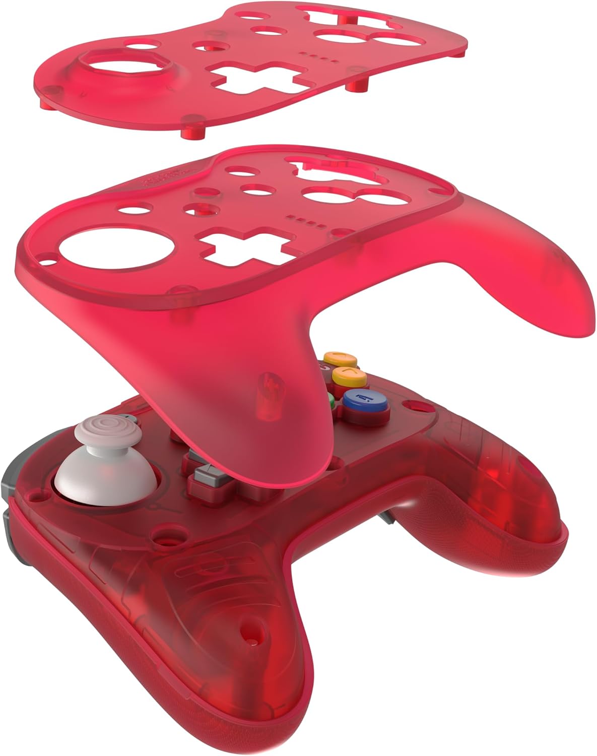 Retro Fighters Brawler64 Pro 2.4G wireless controller Watermelon Red
