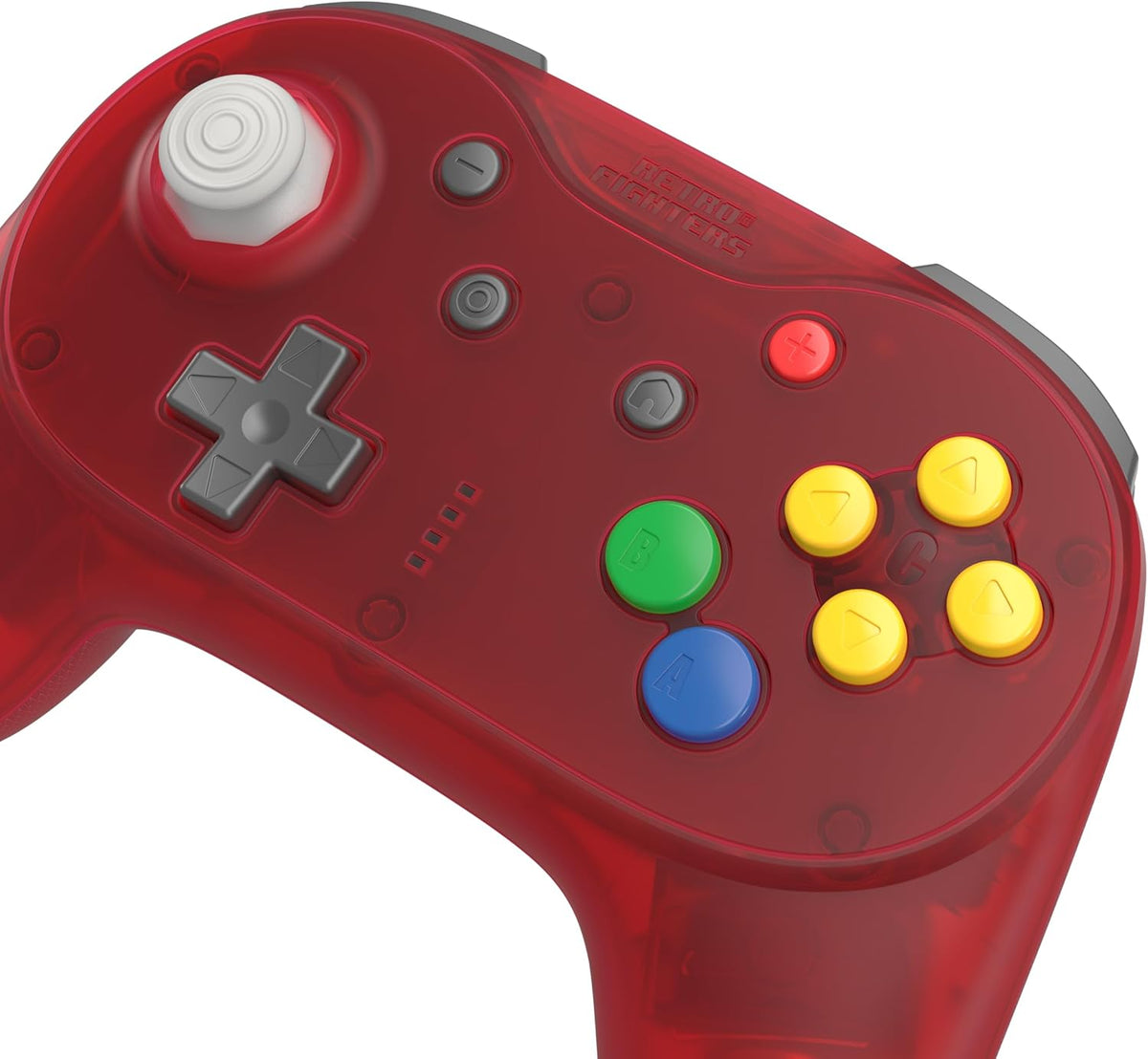 Retro Fighters Brawler64 Pro 2.4G wireless controller Watermelon Red