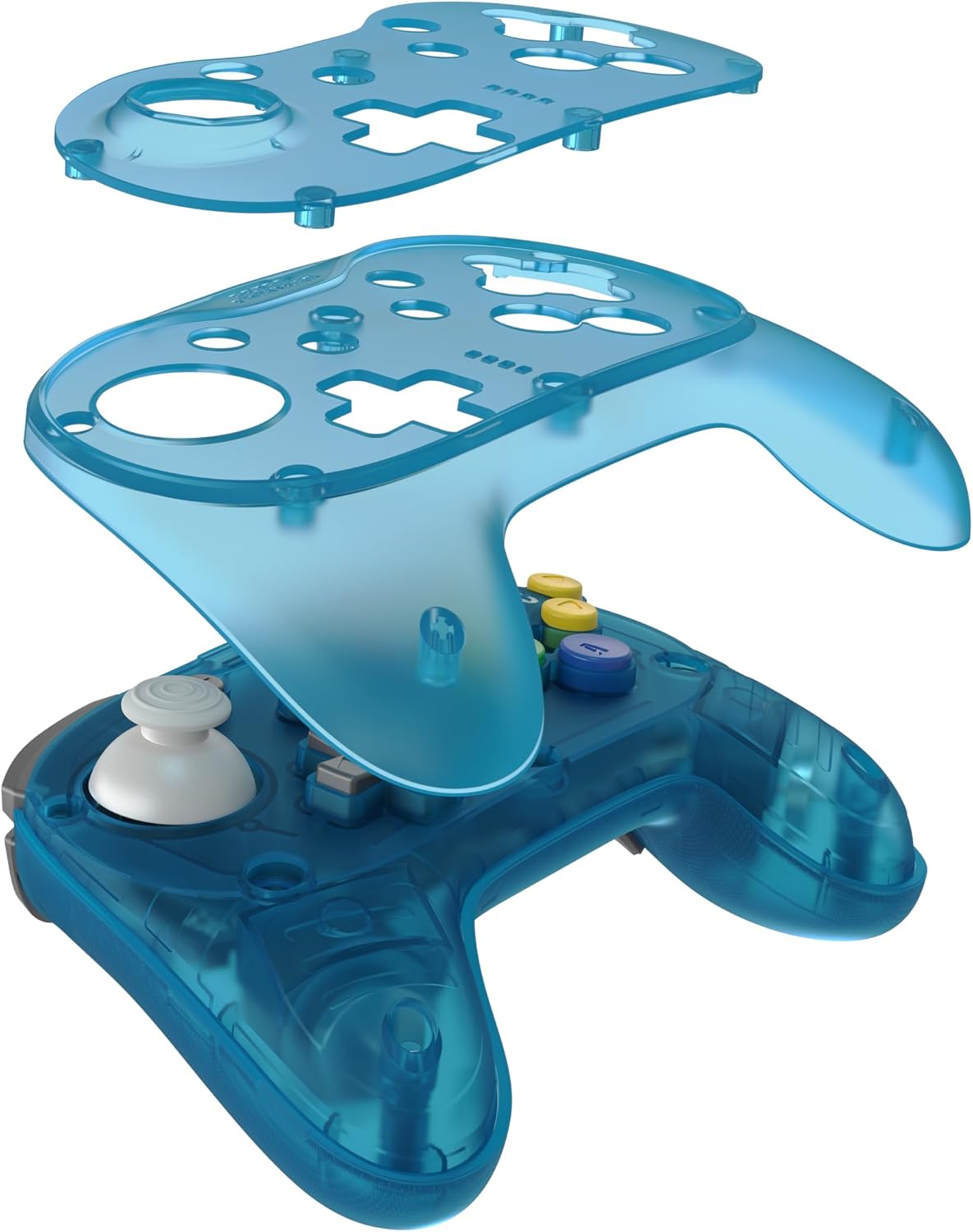 Retro Fighters Brawler64 Pro 2.4G wireless controller Ice Blue