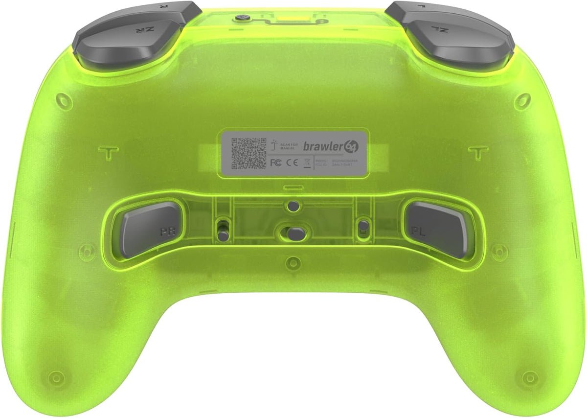 Retro Fighters Brawler64 Pro 2.4G wireless controller Extreme Green