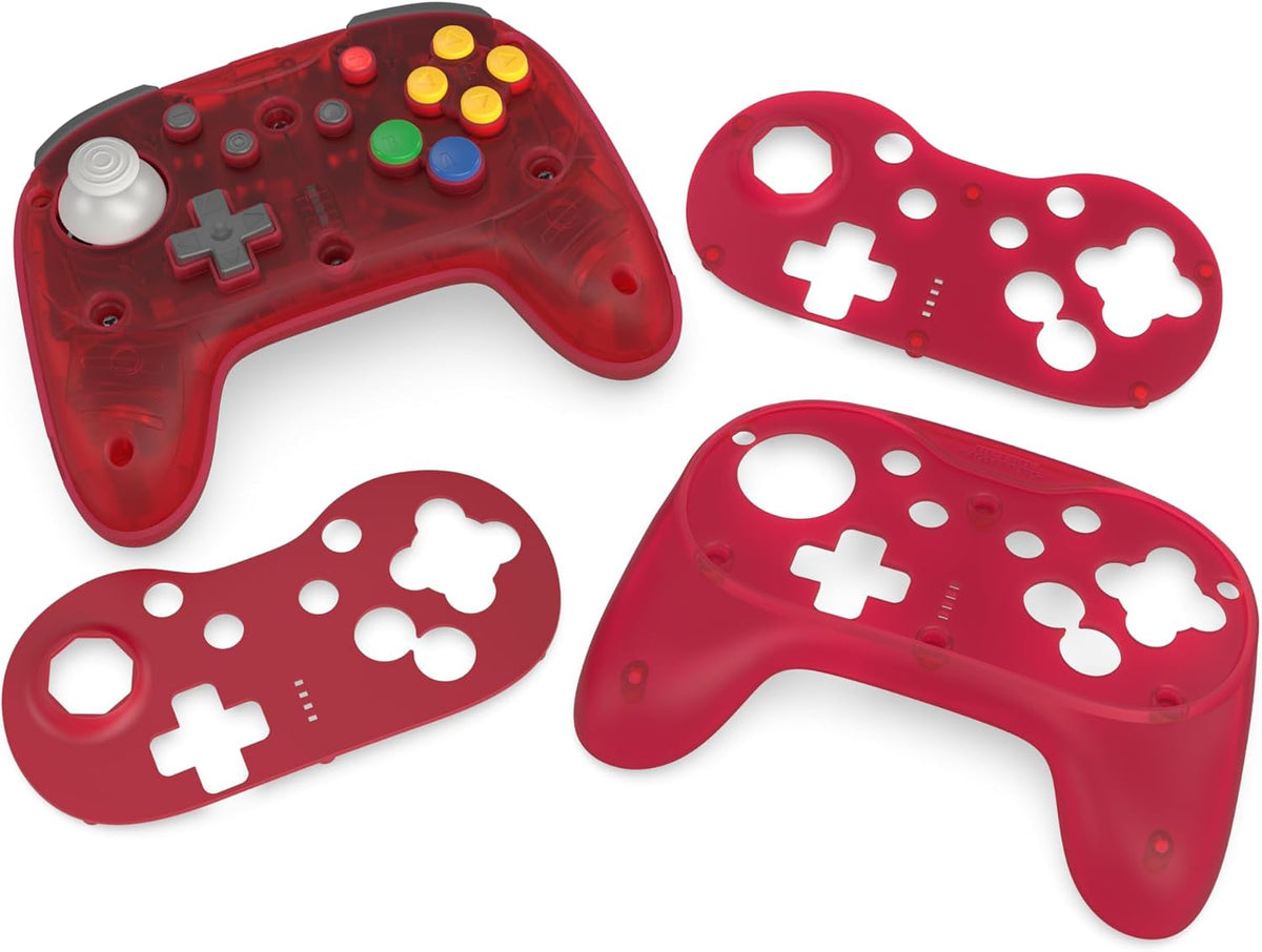 Retro Fighters Brawler64 Pro 2.4G wireless controller Watermelon Red