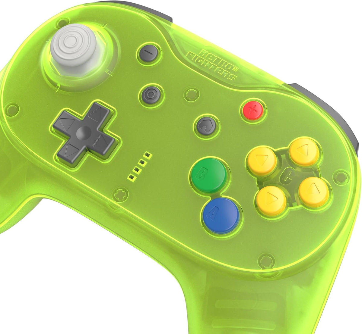 Retro Fighters Brawler64 Pro 2.4G wireless controller Extreme Green