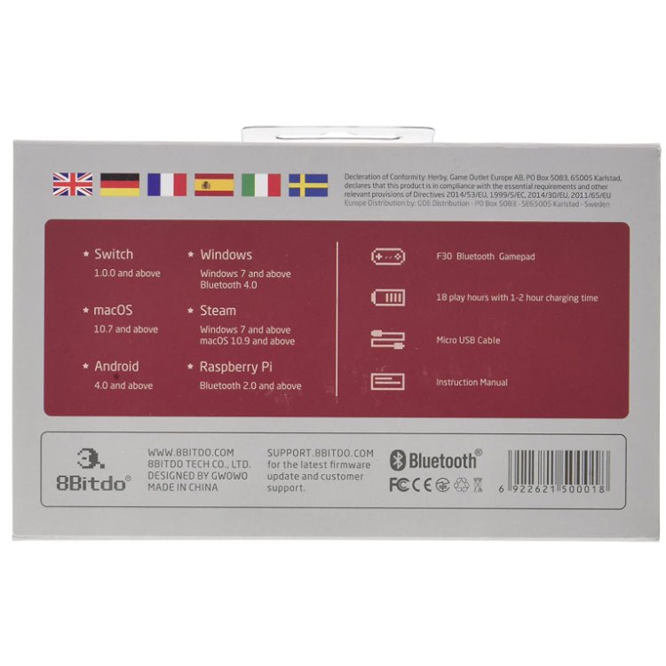 8bitdo FC30 Famicom bluetooth controller - Gamesellers.nl