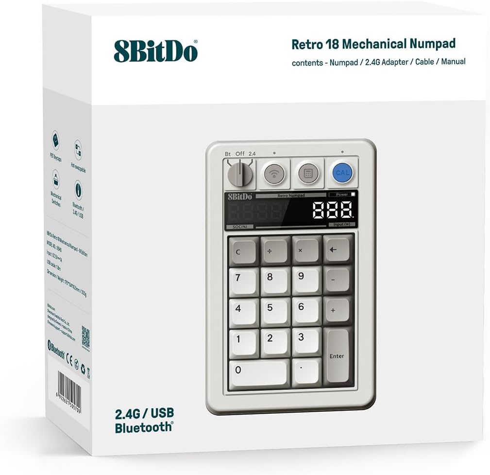 8Bitdo Mechanical Numpad M Edition - Gamesellers.nl