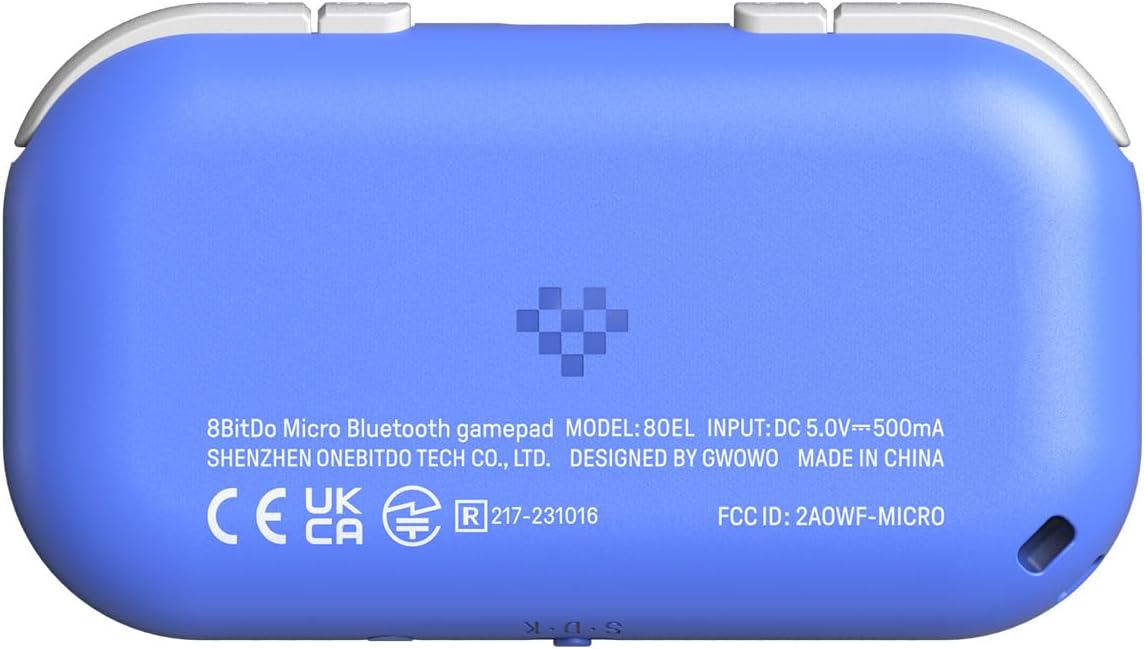 8BitDo micro bluetooth controller blue - Gamesellers.nl