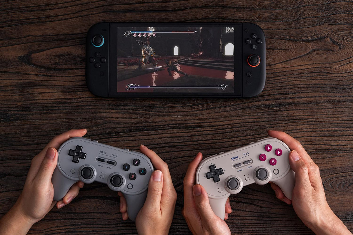 8BitDo Pro 3 Bluetooth Controller Gray - Gamesellers.nl