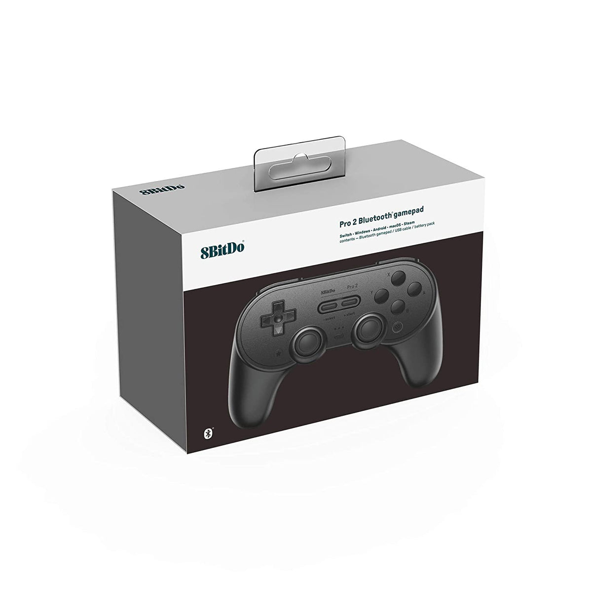 8Bitdo Pro2 Bluetooth Controller Black Edition - Gamesellers.nl
