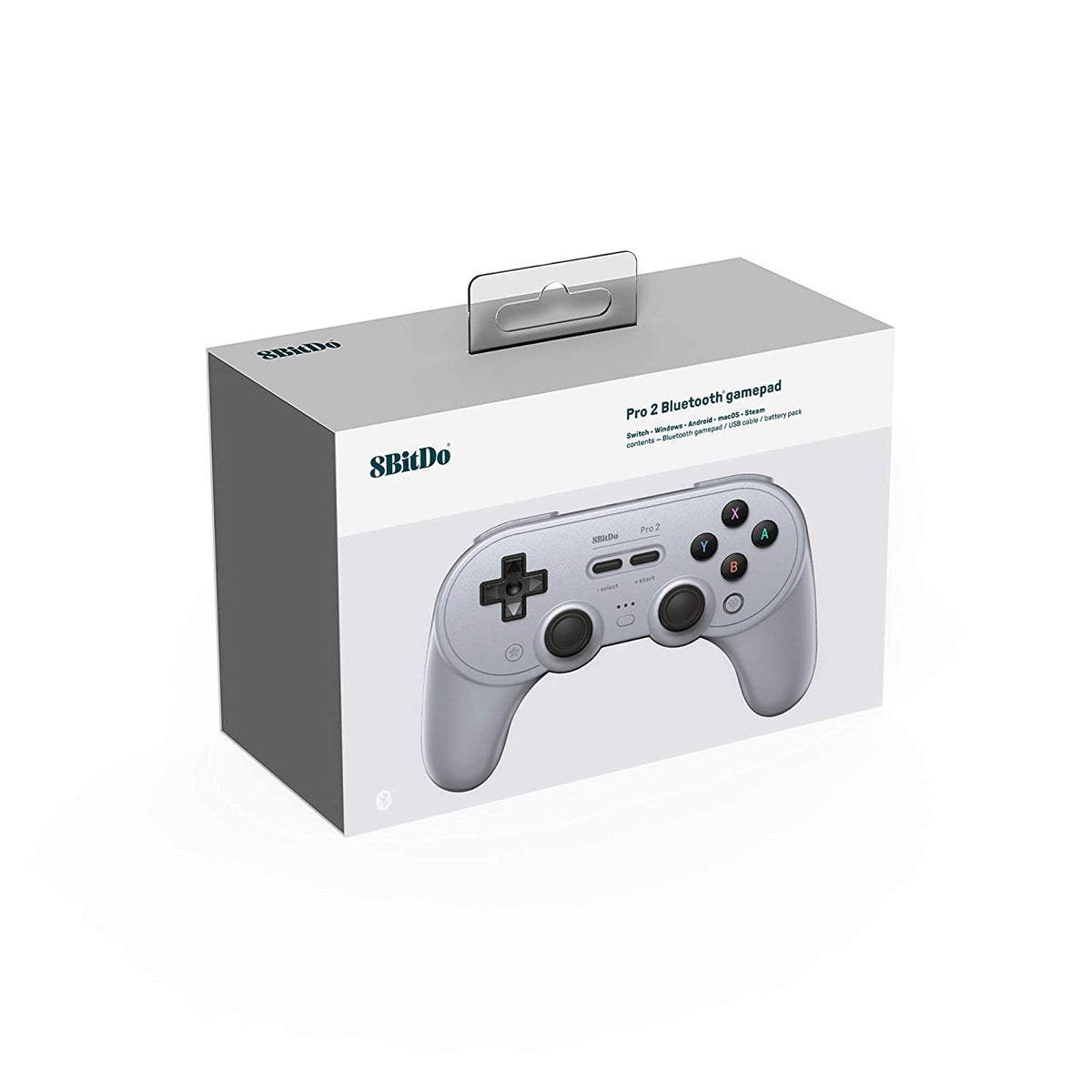 8BitDo Pro2 Bluetooth Controller Gray Edition - Gamesellers.nl