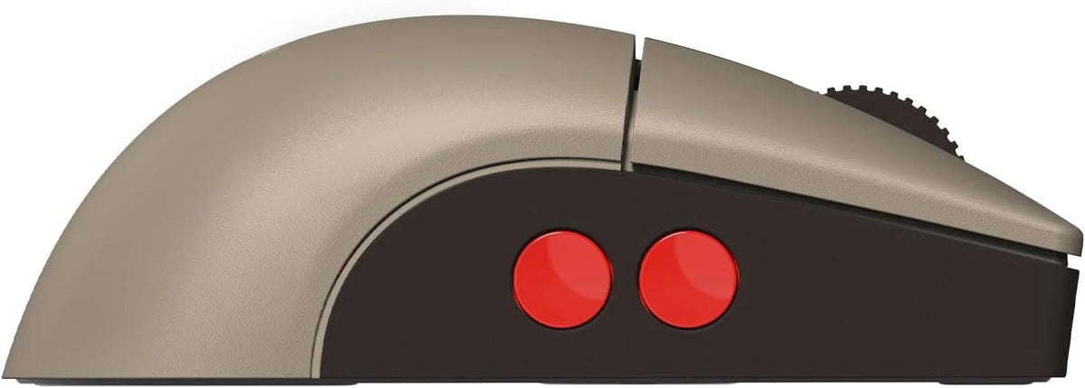 8Bitdo Retro R8 2.4Ghz / Bluetooth draadloze muis voor PC Windows en MacOS - C64 Edition - Gamesellers.nl