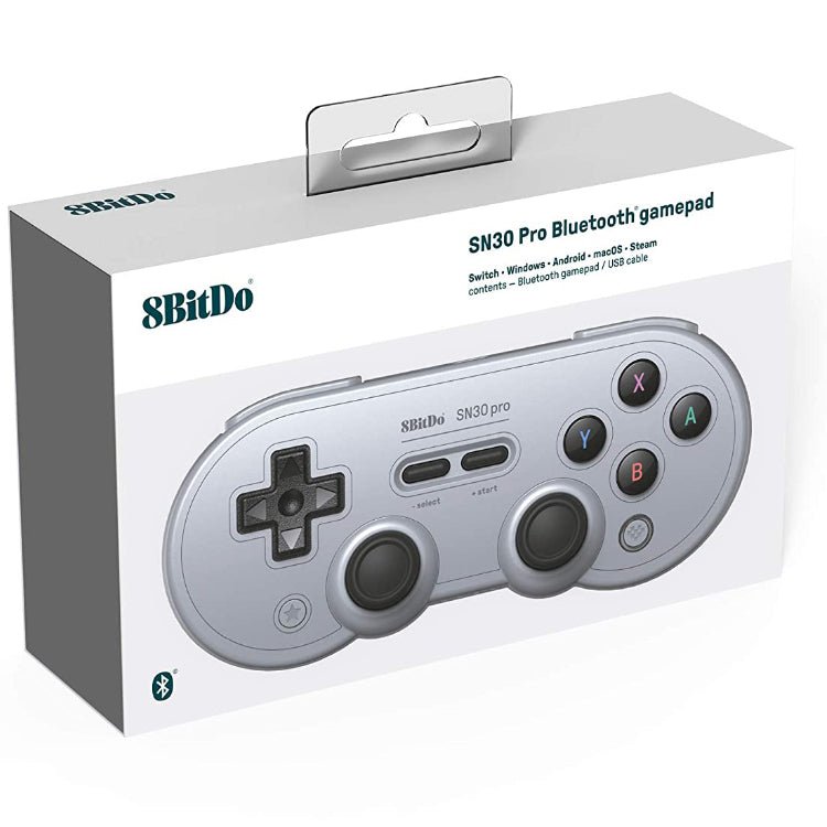 8BitDo SN30 Pro Gamepad Grey Edition bluetooth controller - Gamesellers.nl