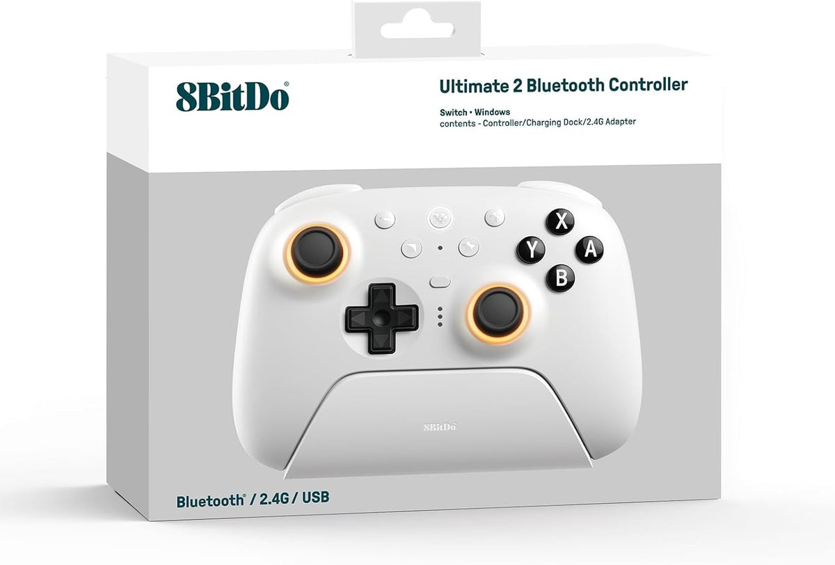 8BitDo Ultimate 2 Bluetooth controller voor Switch en Windows PC - Gamesellers.nl