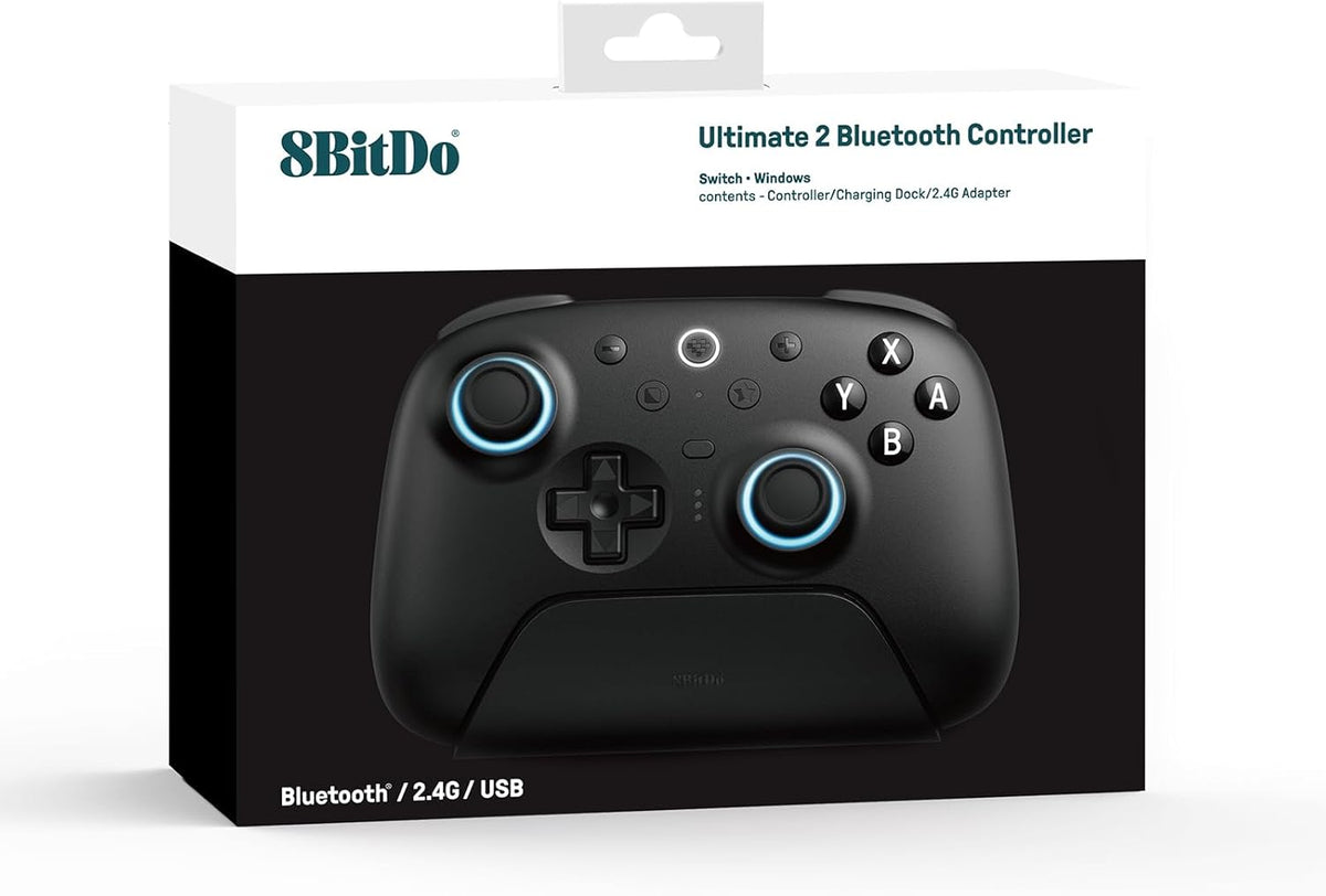 8BitDo Ultimate 2 Bluetooth controller voor Switch en Windows PC - Gamesellers.nl