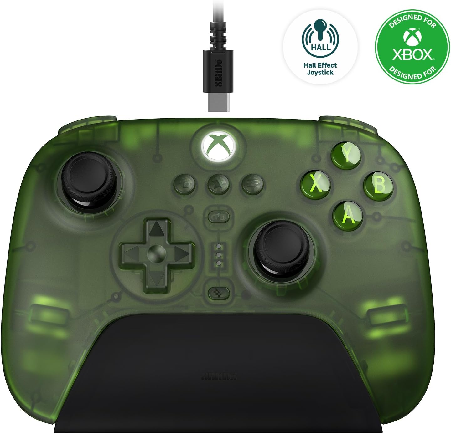 8BitDo Ultimate 3 - mode controller met hall sensor voor Xbox, Windows, iOS en Android Jade - Gamesellers.nl