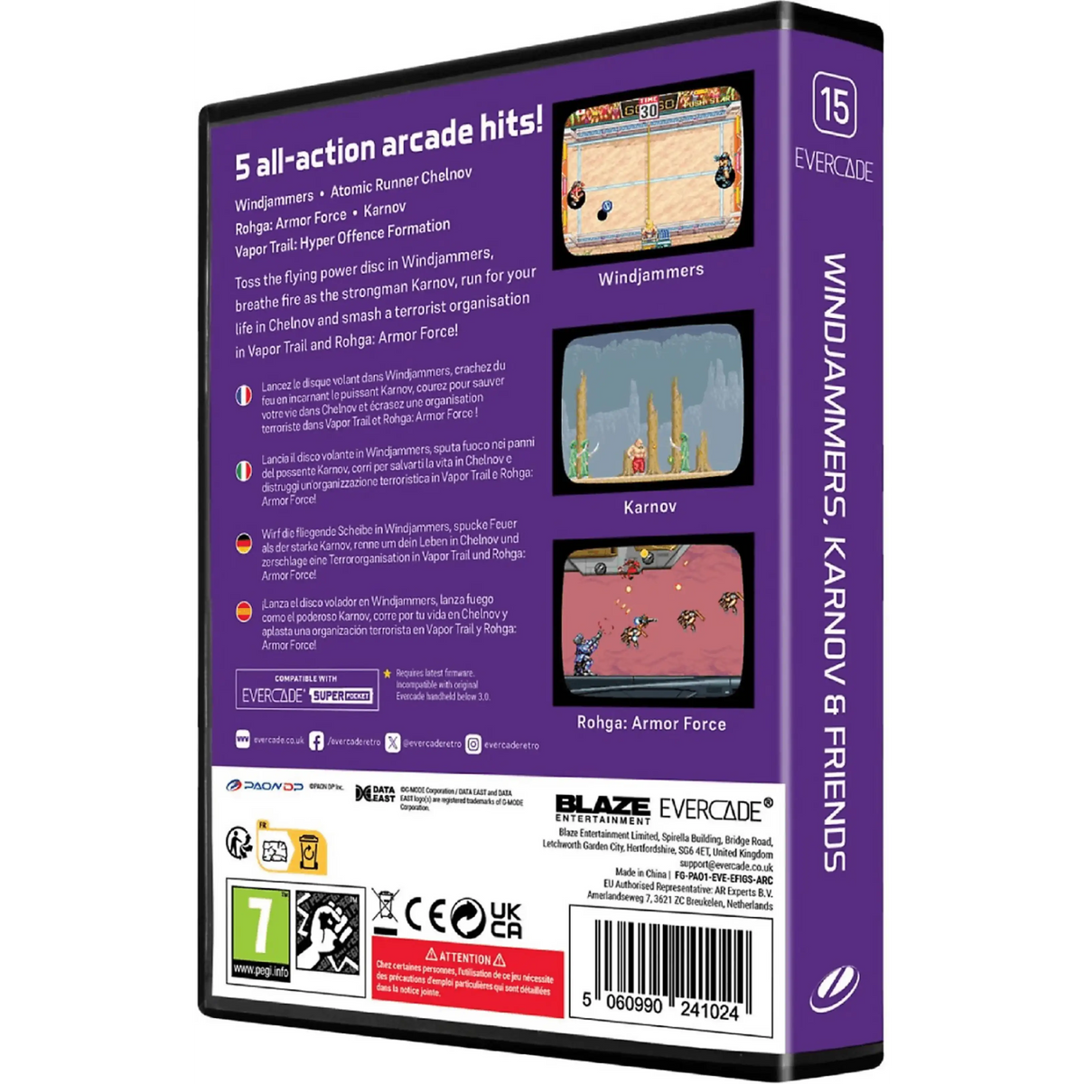 Evercade Windjammers, Karnov & friends