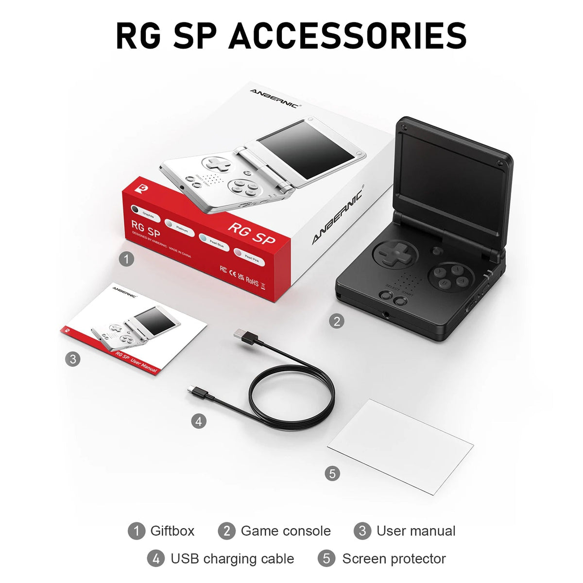 Anbernic RG SP - Gamesellers.nl