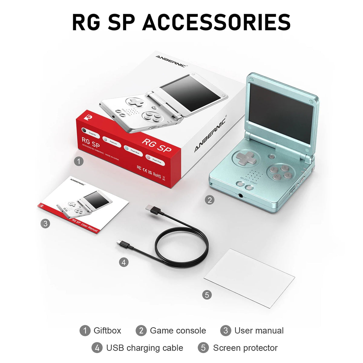 Anbernic RG SP - Gamesellers.nl