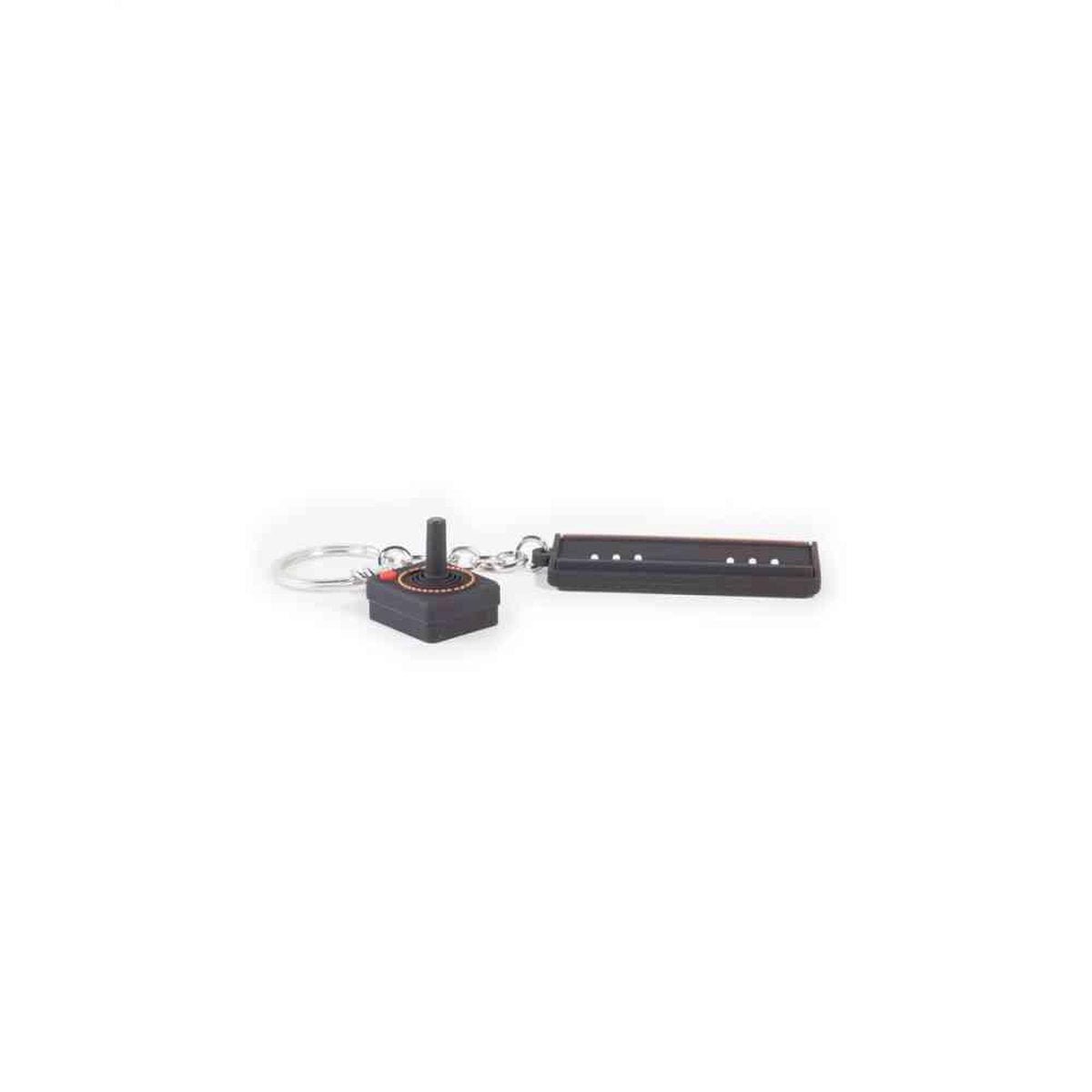 Atari console &amp; joystick 3D keychain - Gamesellers.nl