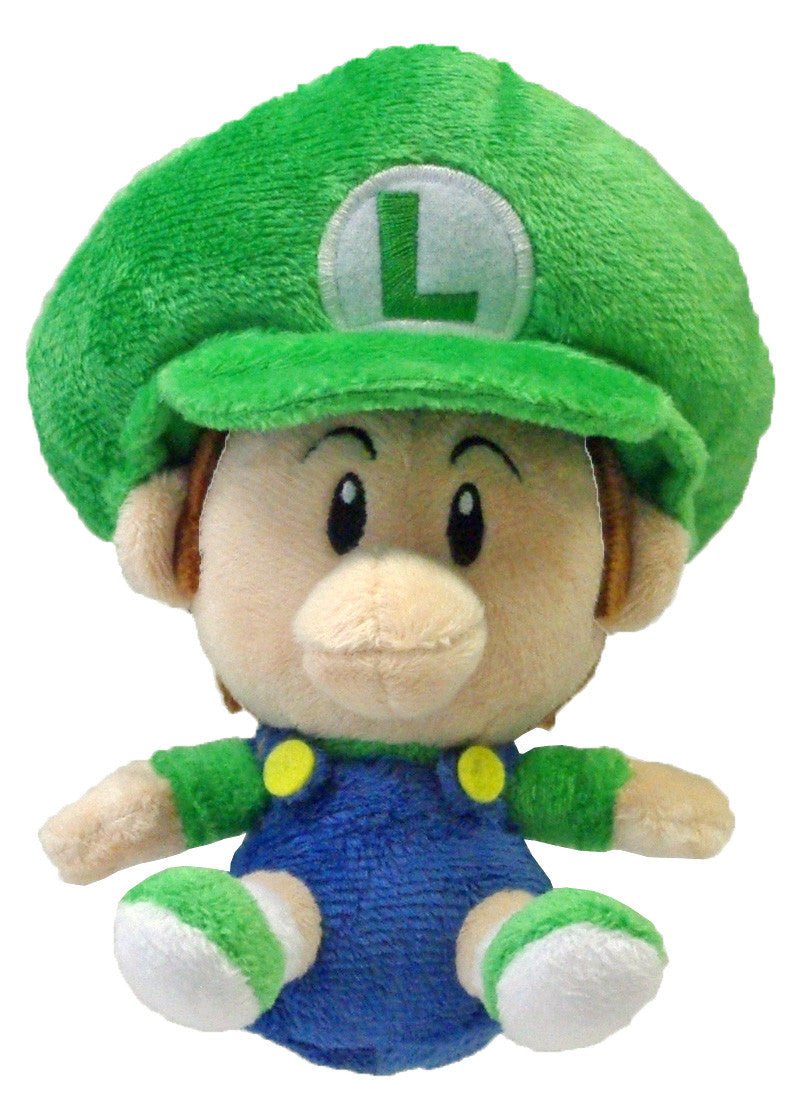 Baby Luigi 12cm Pluche - Gamesellers.nl