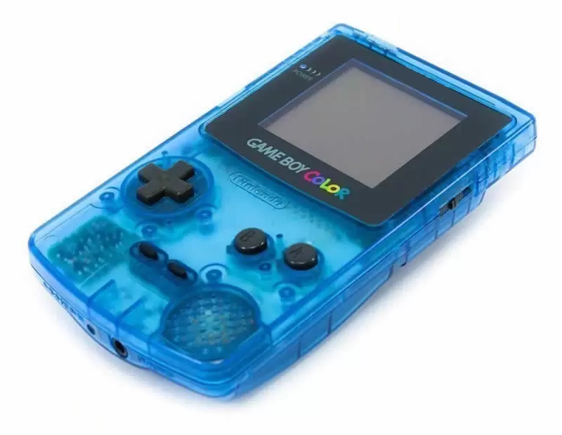 Gameboy Color Transparant Blue