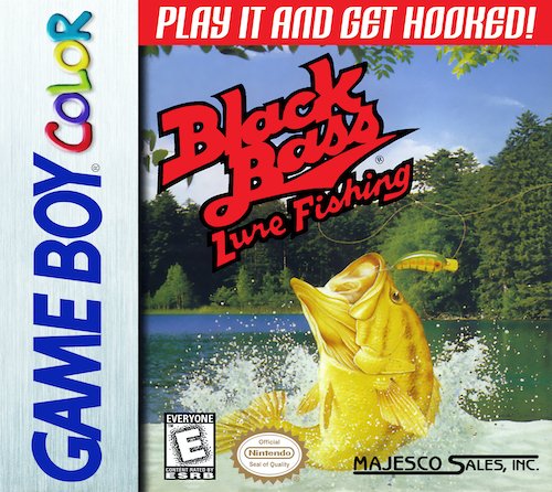Big black bass lure fishing (losse cassette) - Gamesellers.nl