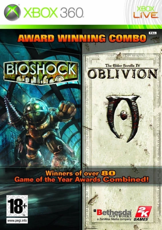 Bioshock &amp; The Elder scrolls IV: Oblivion 2-pack Gamesellers.nl