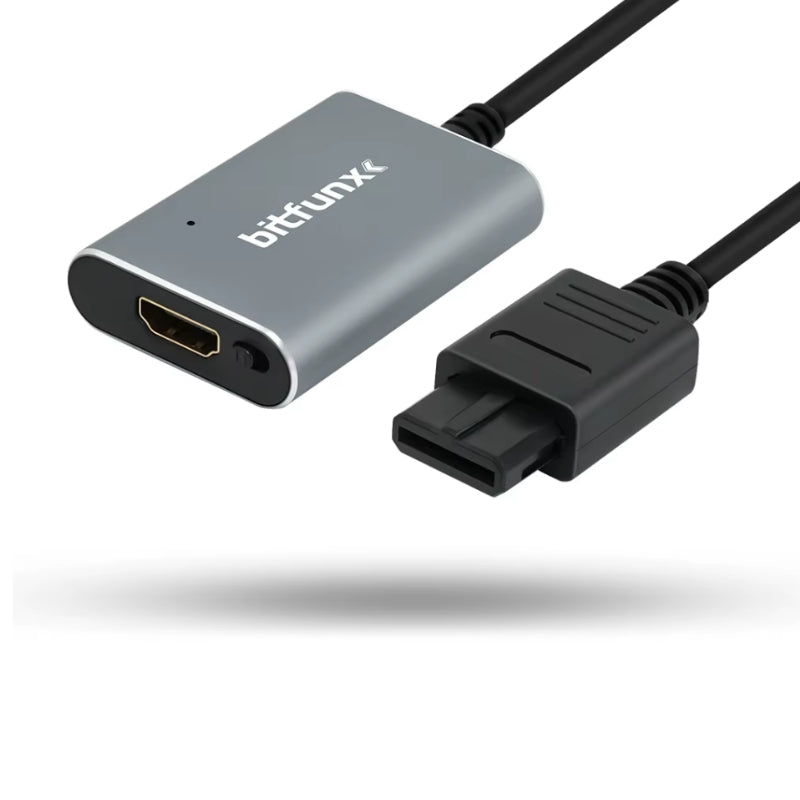 Bitfunx HDMI adapter / converter / omvormer voor Nintendo 64 / SNES / Gamecube - Gamesellers.nl